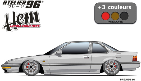 Affiches / Honda Prélude Gen3 1987