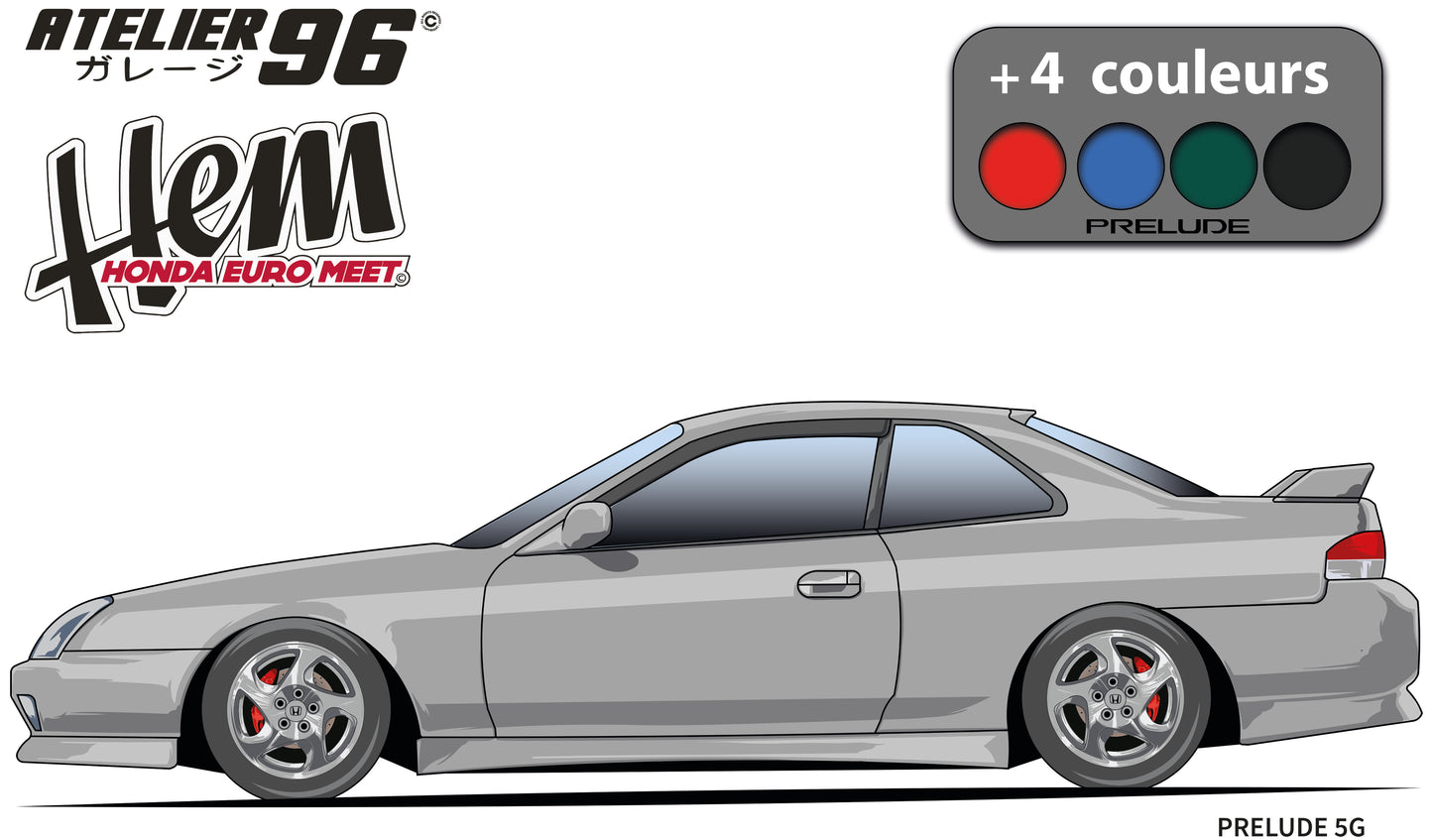 Affiches / Honda Prélude Gen5 1996