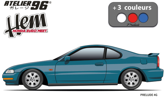 Affiches / Honda Prélude Gen4 1991