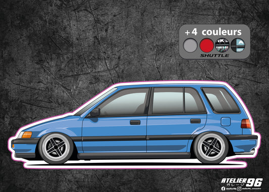 Stickers / Honda Shuttle 1990