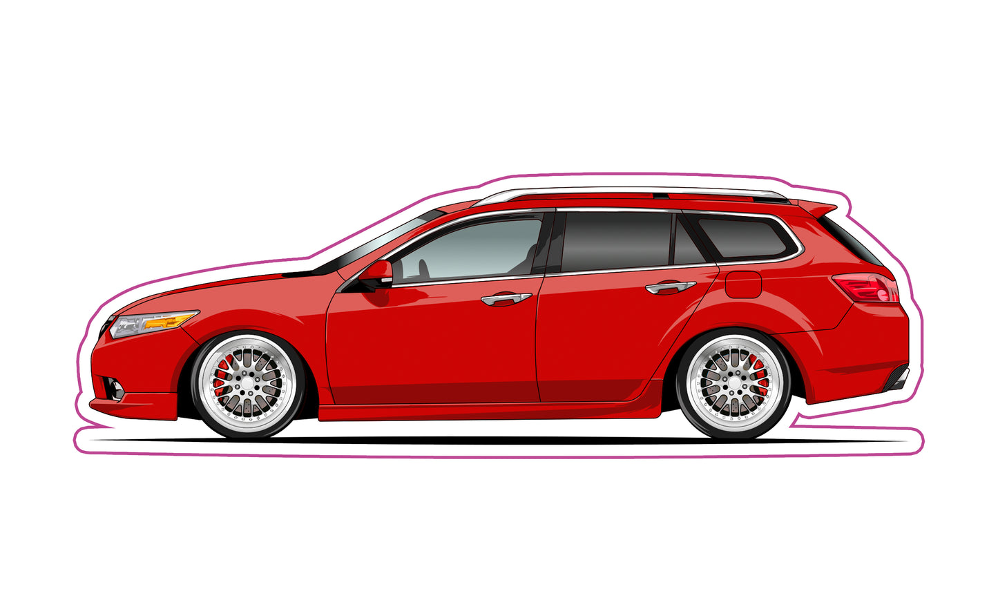 Stickers /  Honda accord tourer 2008