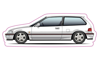 Stickers /  Honda Civic Gen4 1989
