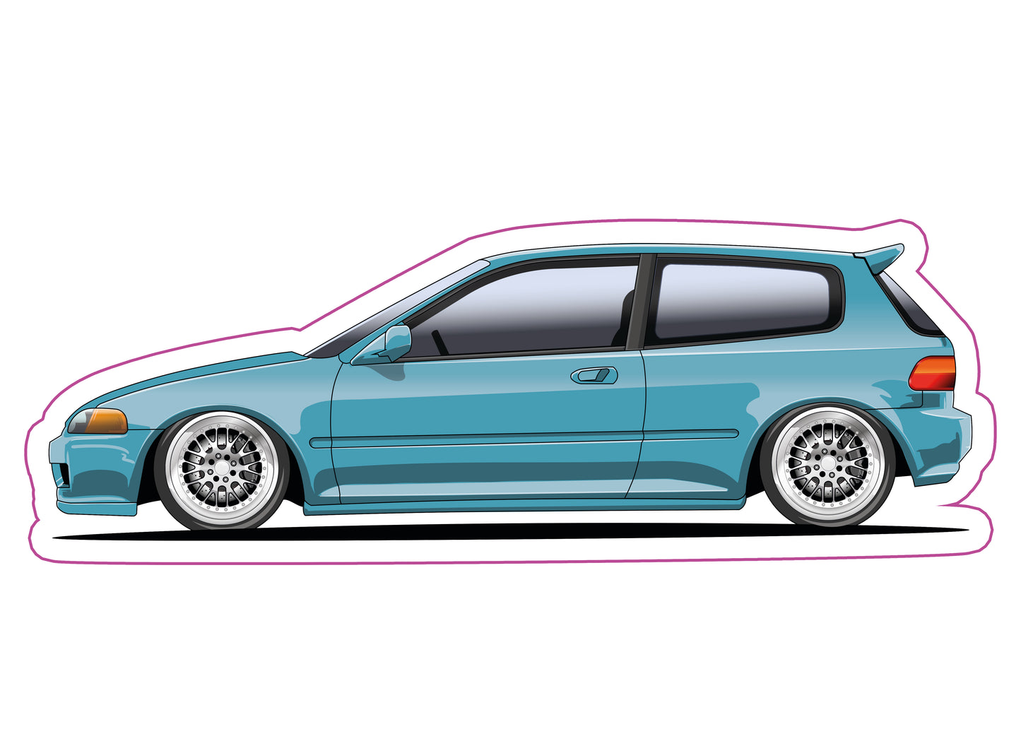 Stickers / Honda Civic Gen5 1992
