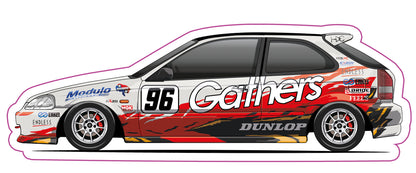 Stickers / Honda Civic Gen6 1995