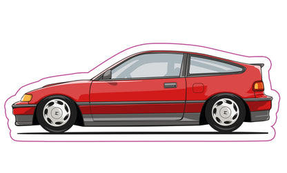 Stickers / Honda CRX ED9 EE8 1990