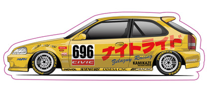 Stickers / Honda Civic Gen6 1995