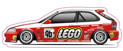 Stickers / Honda Civic Gen6 1995