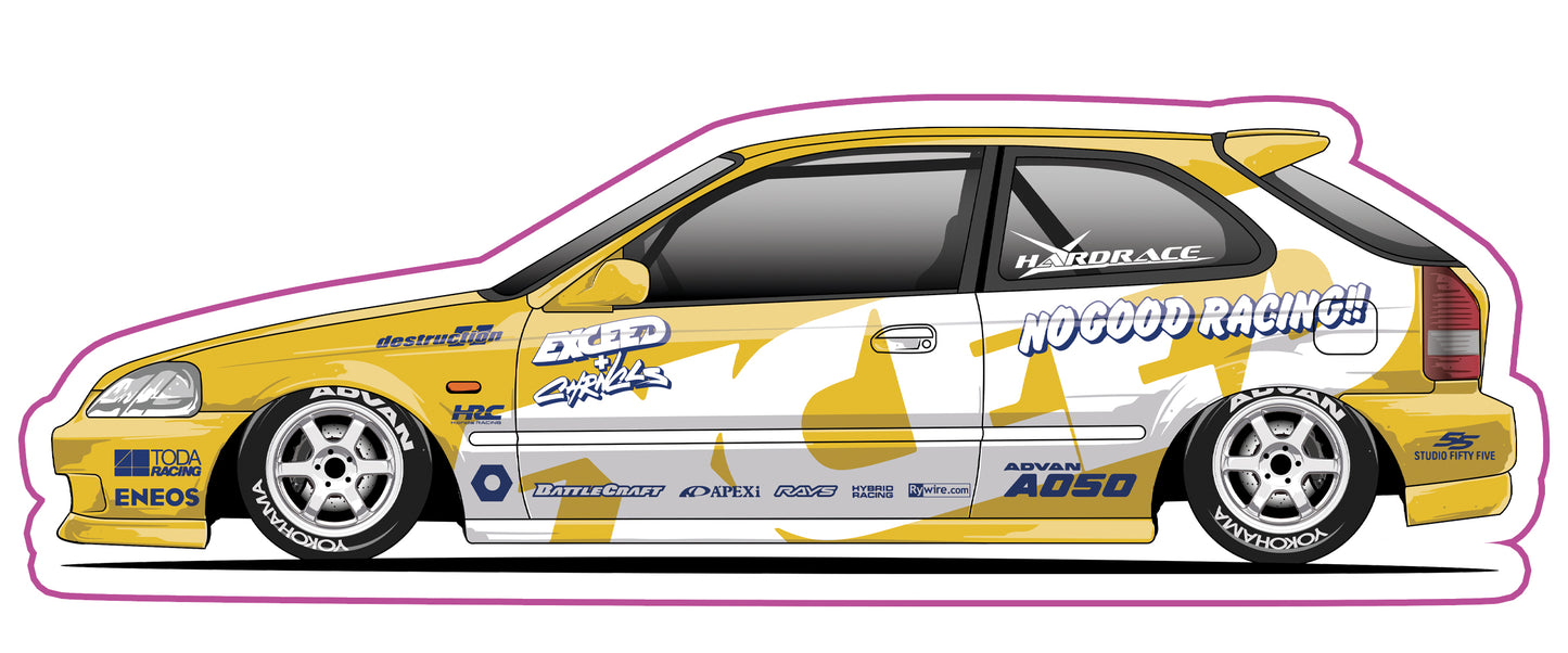 Stickers / Honda Civic Gen6 1995