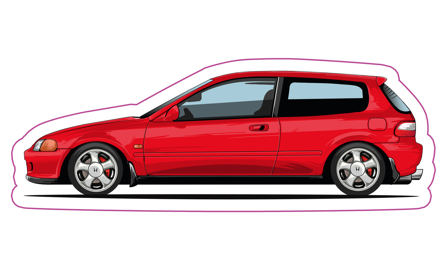 Stickers / Honda Civic Gen5 1992