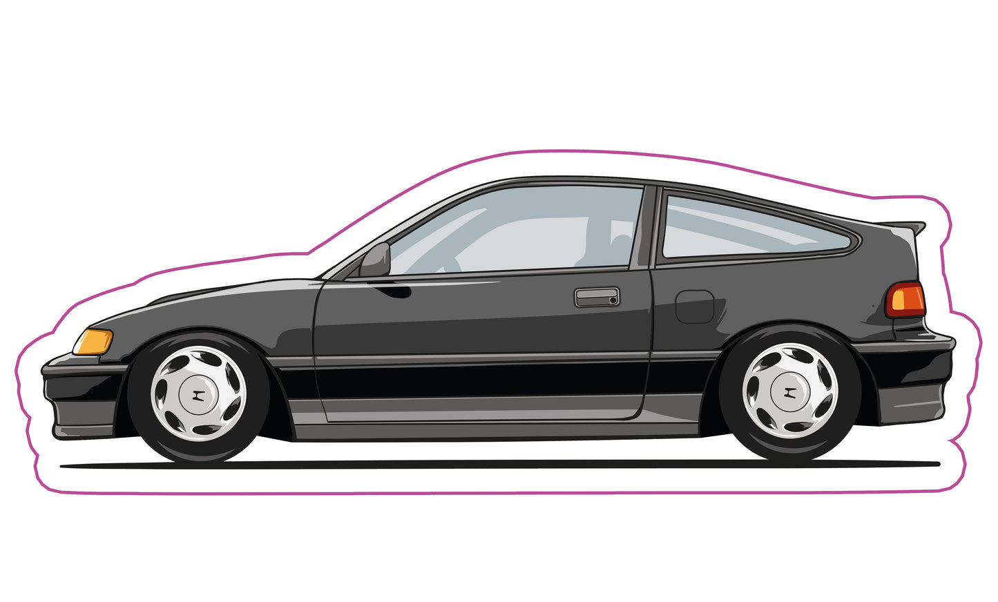 Stickers / Honda CRX ED9 EE8 1990