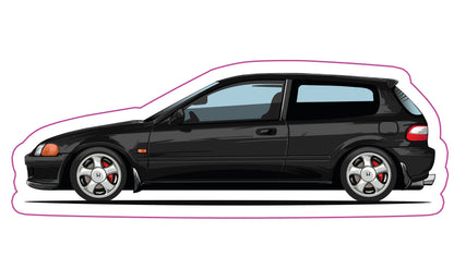 Stickers / Honda Civic Gen5 1992