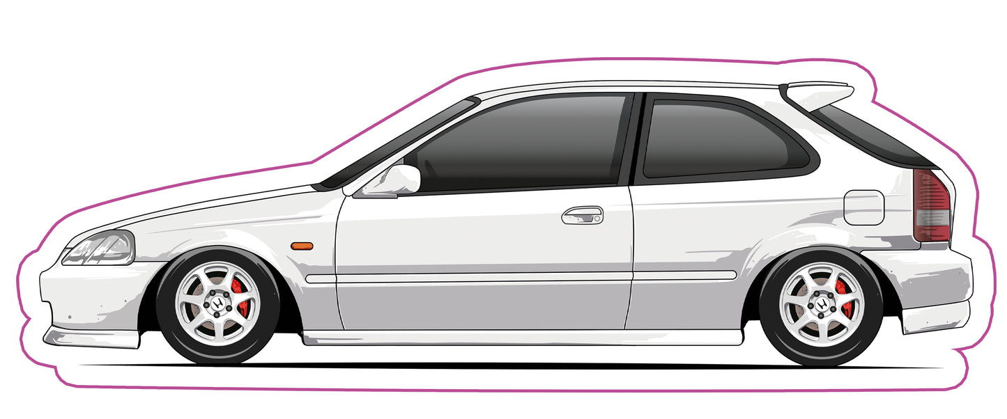 Stickers / Honda Civic Gen6 1995