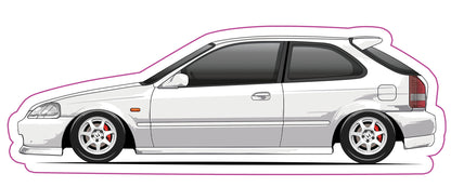Stickers / Honda Civic Gen6 1995