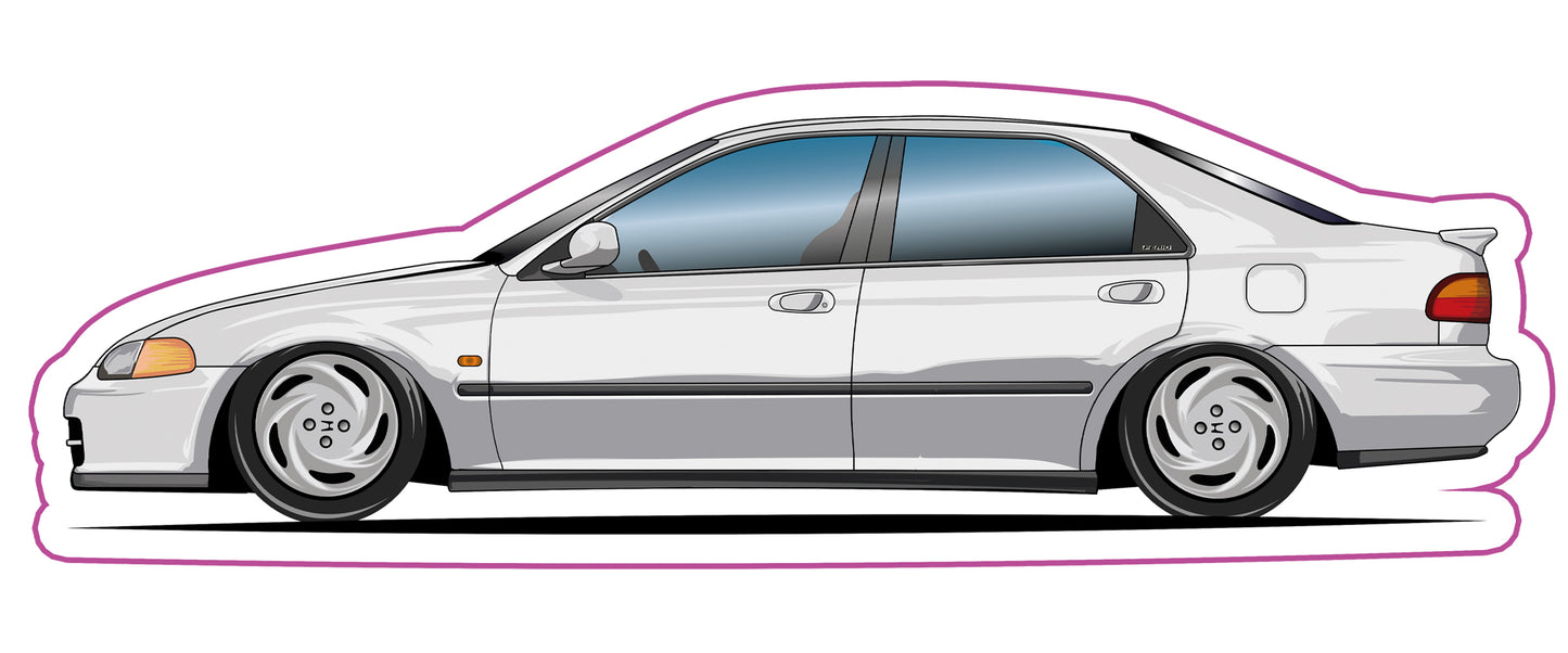 Stickers / Honda Civic berline / fério 1991