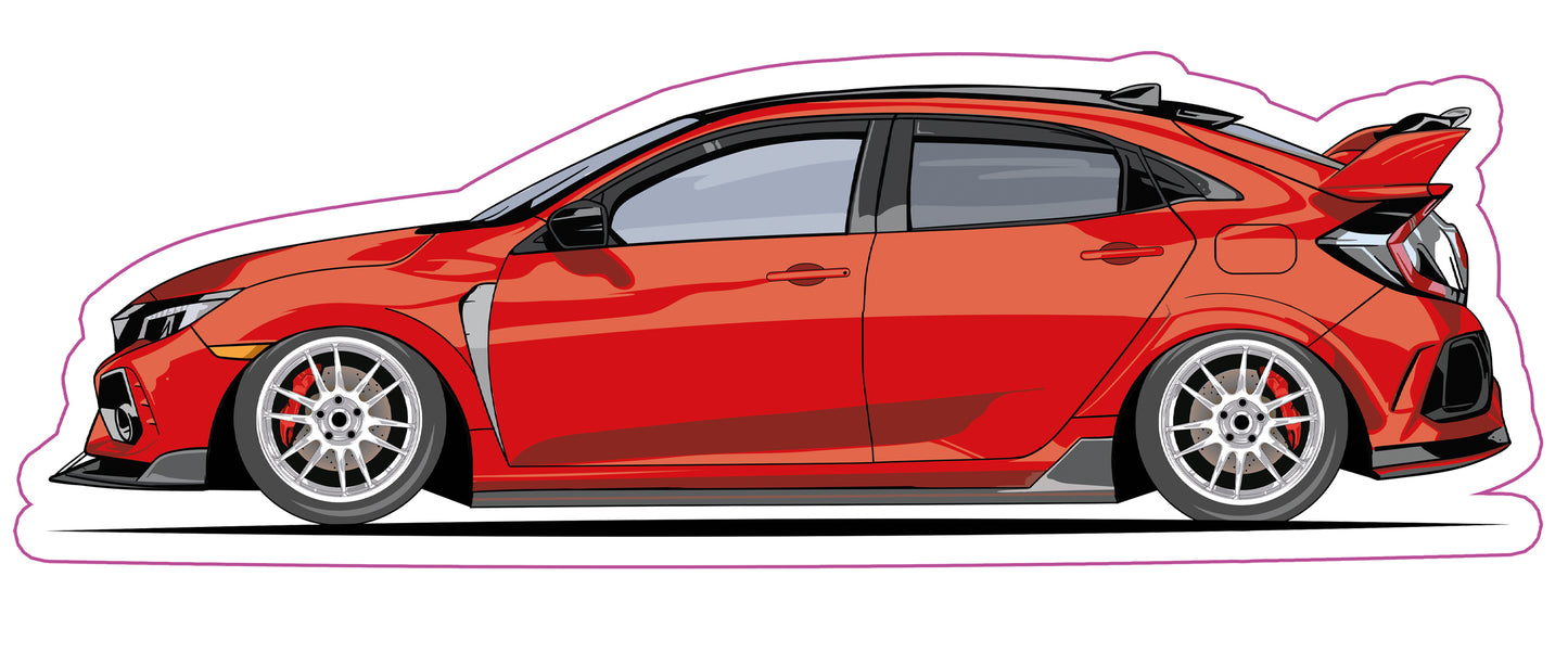 Stickers / Honda Type R FK8 2017