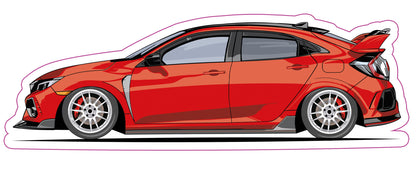 Stickers / Honda Type R FK8 2017