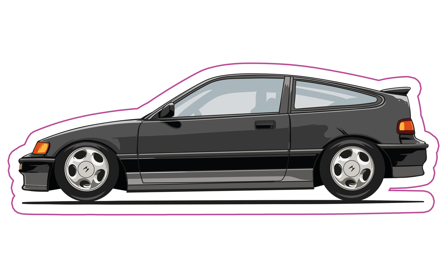 Stickers / Honda CRX ED9 EE8 1990