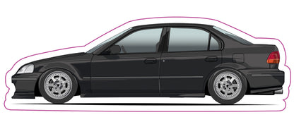 Stickers / Honda Civic berline / ferio 1995