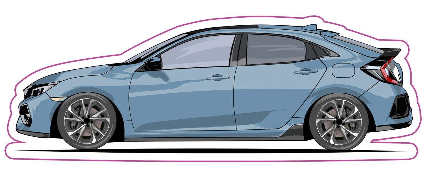 Stickers /  Honda Civic FK7 & TCR 2017