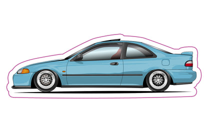 Stickers / Honda Civic coupé 1991
