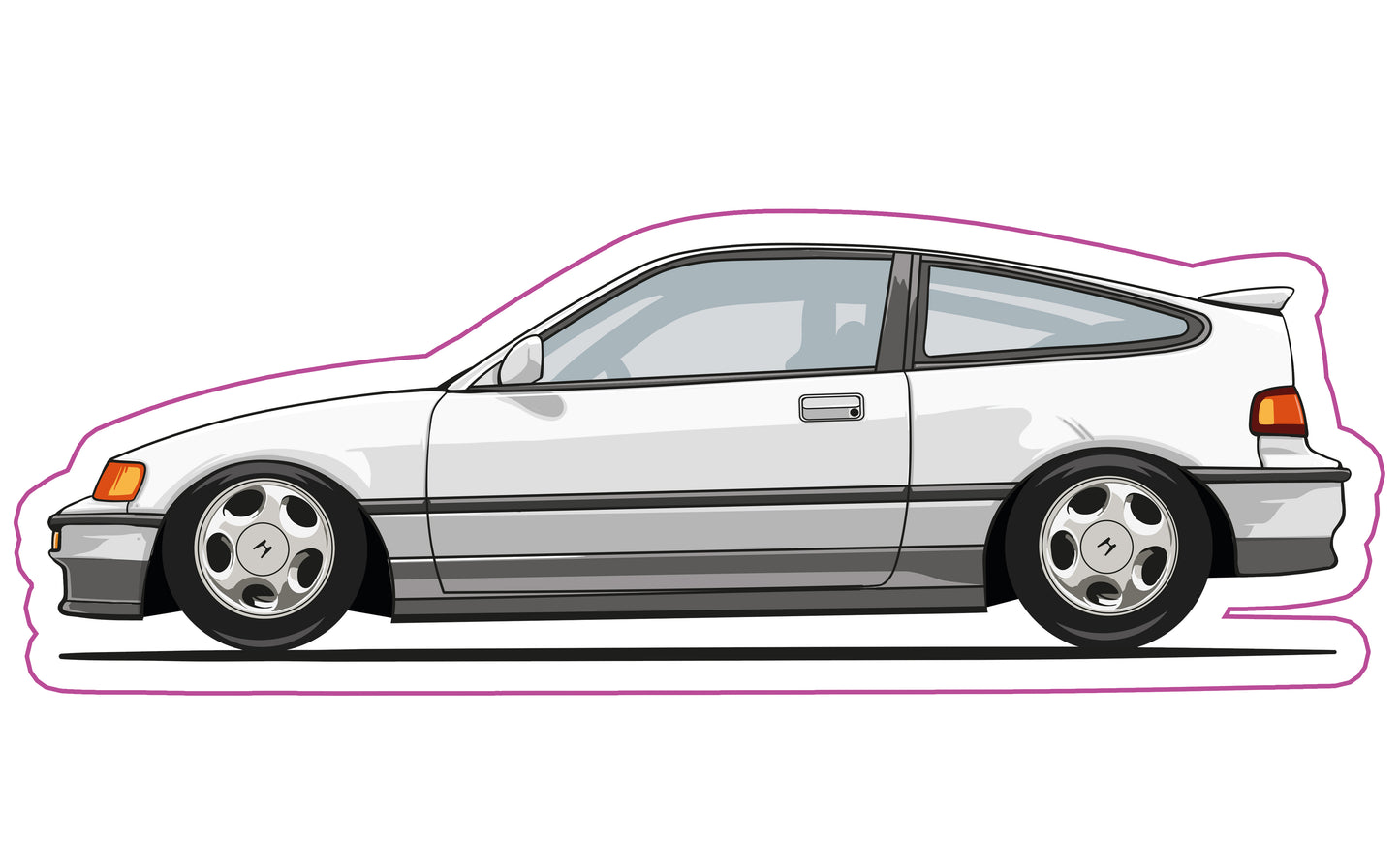 Stickers / Honda CRX ED9 EE8 1990