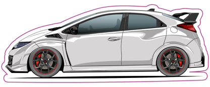 Stickers /  Honda Civic type R FK2 2015