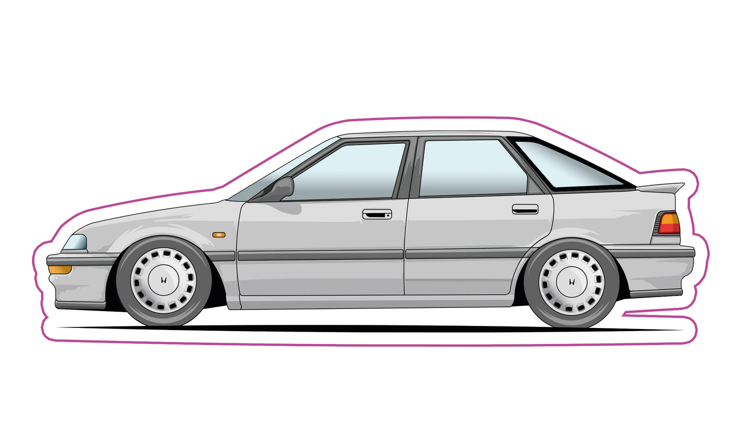 Stickers / Honda concerto 1988