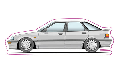 Stickers / Honda concerto 1988