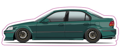 Stickers / Honda Civic berline / ferio 1995