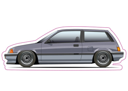 Stickers /  Honda Civic Gen3 1983