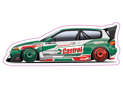 Stickers / Honda Civic Gen5 1992