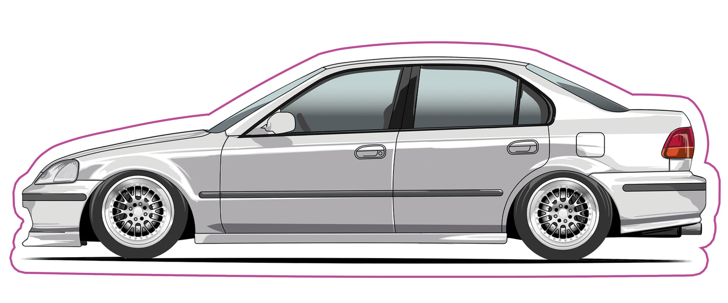 Stickers / Honda Civic berline / ferio 1995