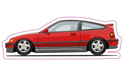 Stickers / Honda CRX ED9 EE8 1990