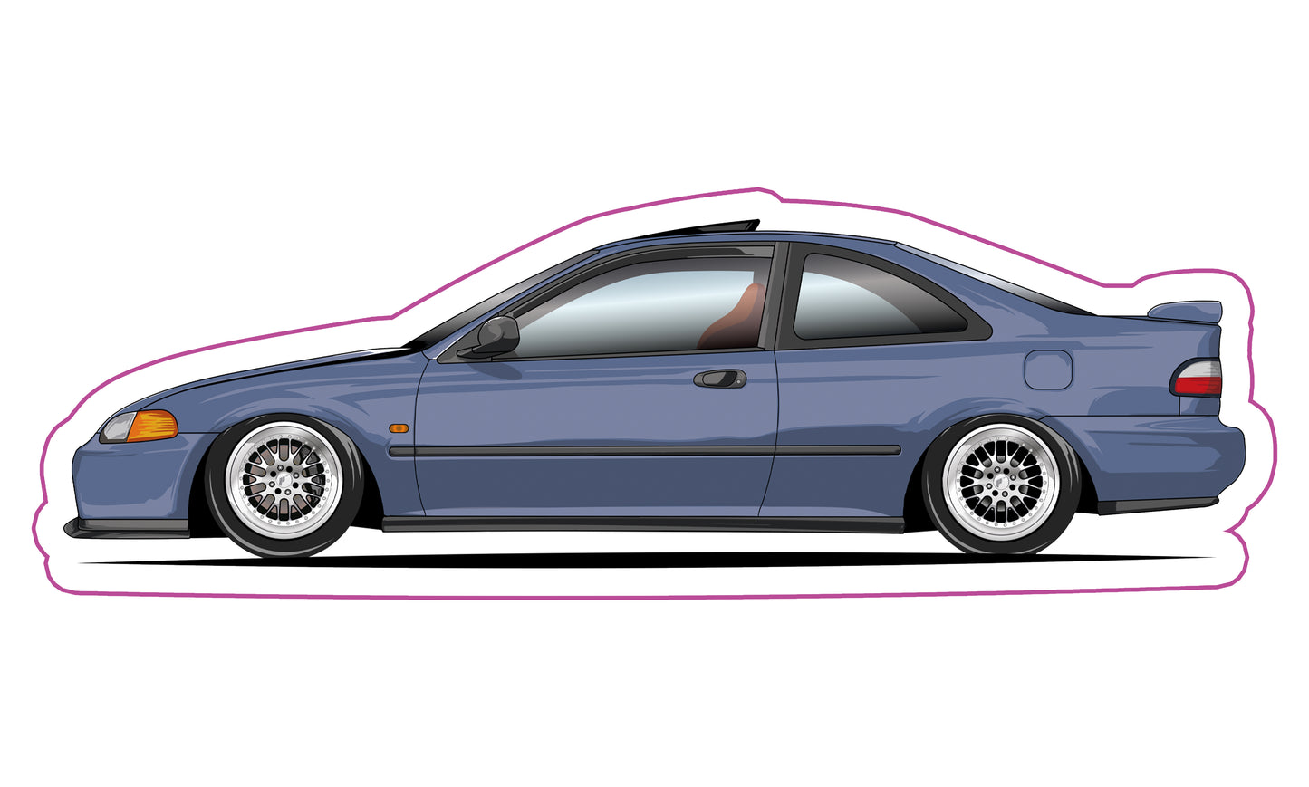 Stickers / Honda Civic coupé 1991