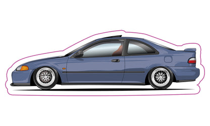 Stickers / Honda Civic coupé 1991