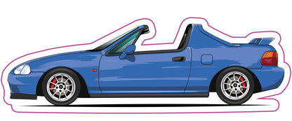 Stickers / Honda CRX Delsol 1992