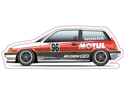 Stickers /  Honda Civic Gen3 1983