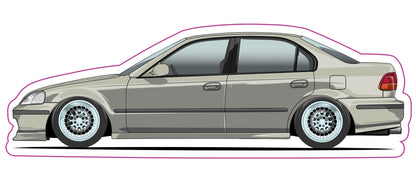 Stickers / Honda Civic berline / ferio 1995