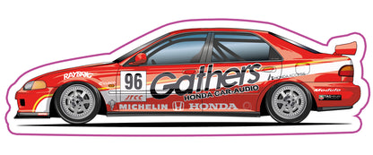 Stickers / Honda Civic berline / fério 1991