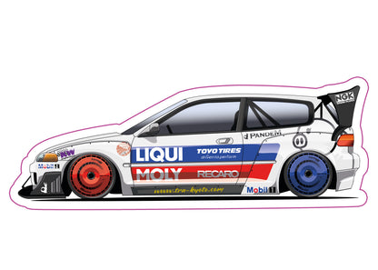Stickers / Honda Civic Gen5 1992