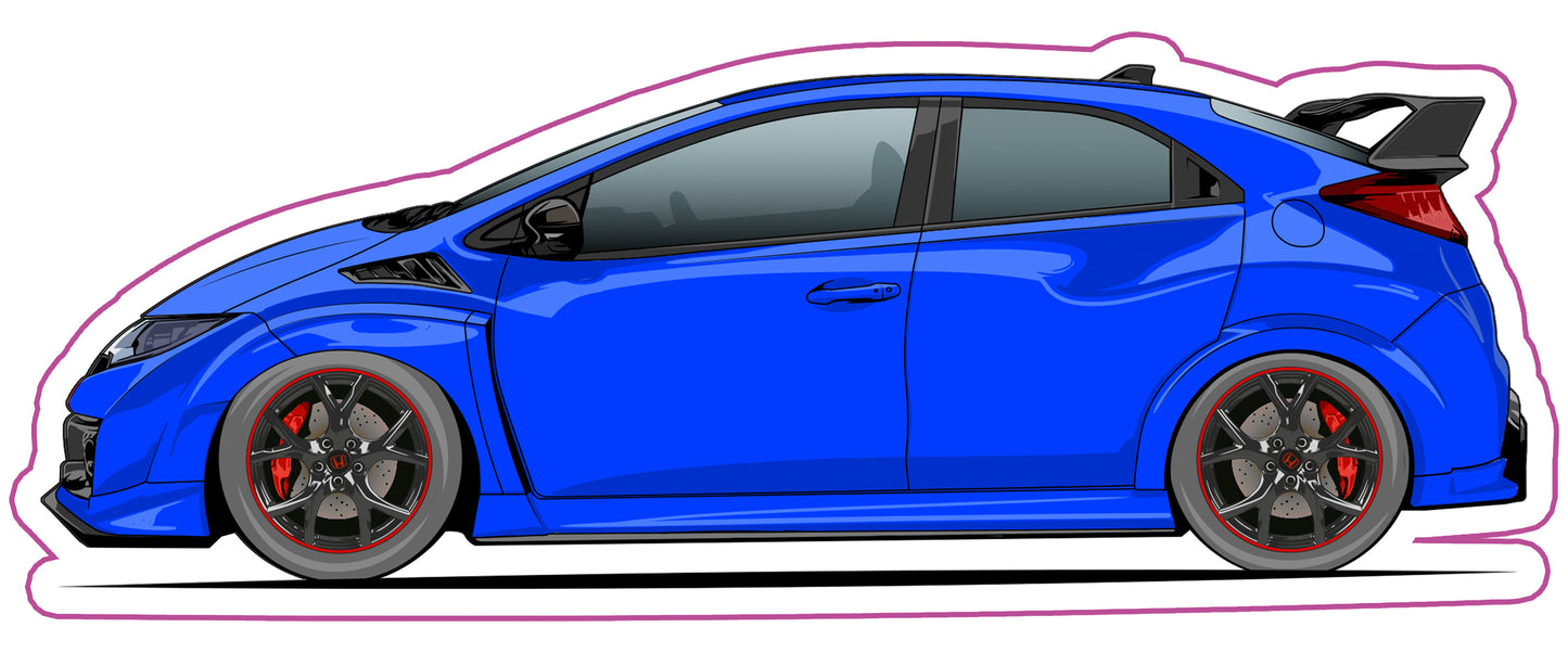 Stickers /  Honda Civic type R FK2 2015