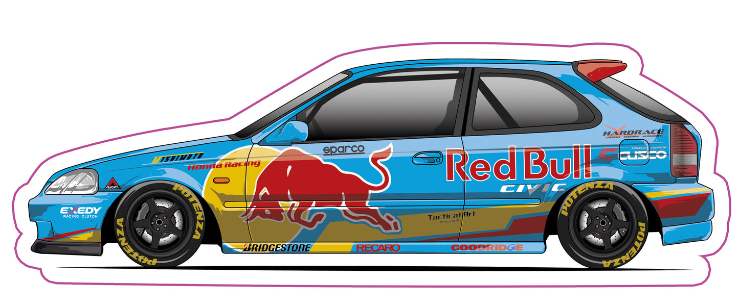 Stickers / Honda Civic Gen6 1995