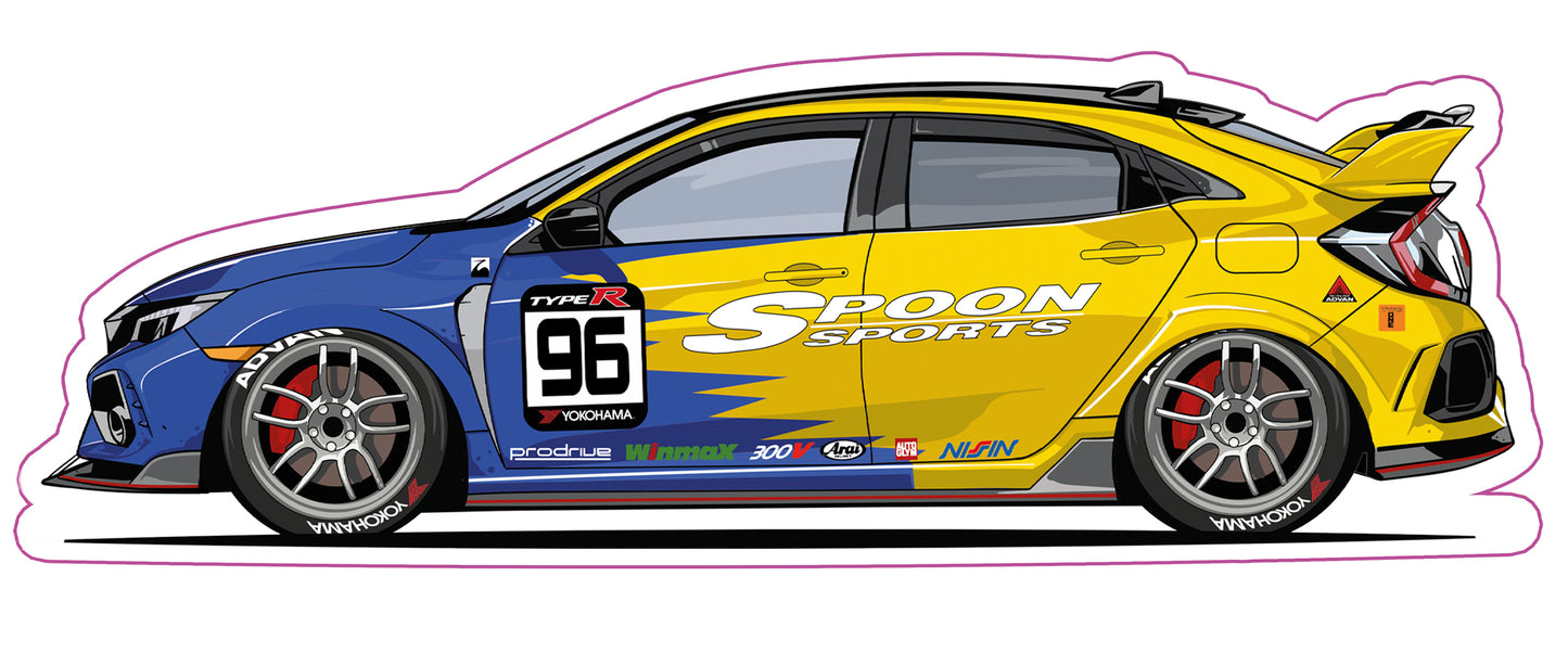 Stickers / Honda Type R FK8 2017