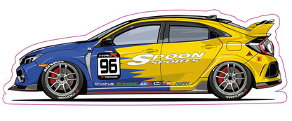 Stickers / Honda Type R FK8 2017