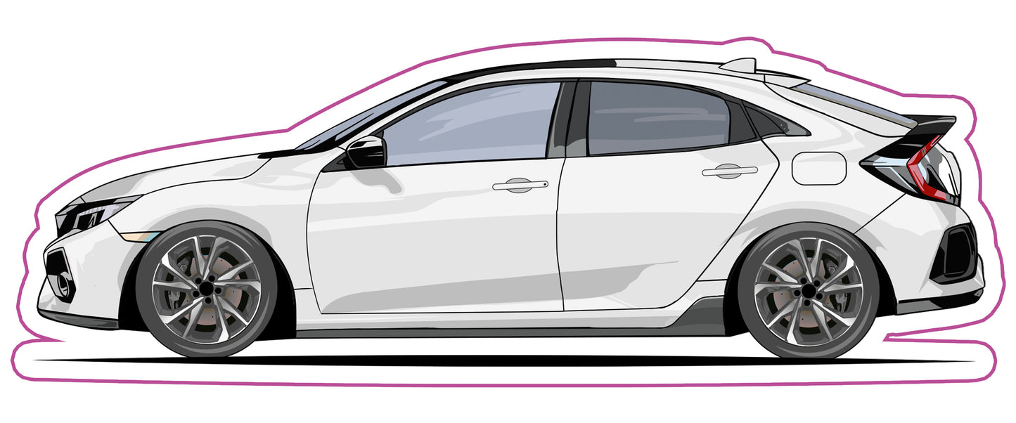 Stickers /  Honda Civic FK7 & TCR 2017