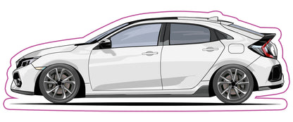 Stickers /  Honda Civic FK7 & TCR 2017