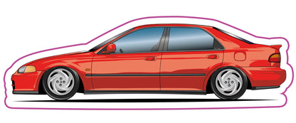 Stickers / Honda Civic berline / fério 1991