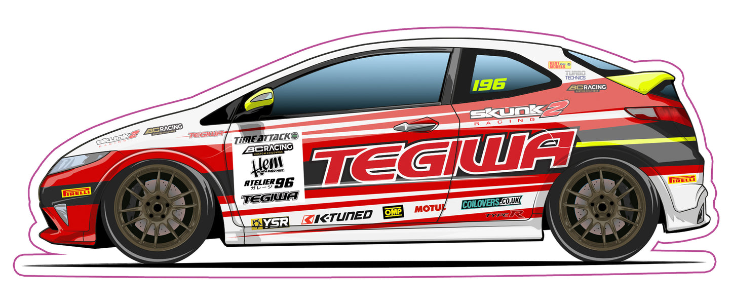 Stickers /  Honda Civic Type R FN2 2007