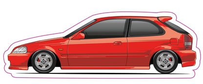 Stickers / Honda Civic Gen6 1995