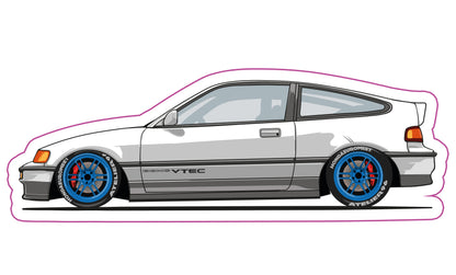 Stickers / Honda CRX ED9 EE8 1990